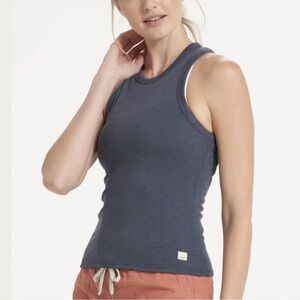 Vuori Sunrise High Neck Tank Top Azure Women’s Size Large